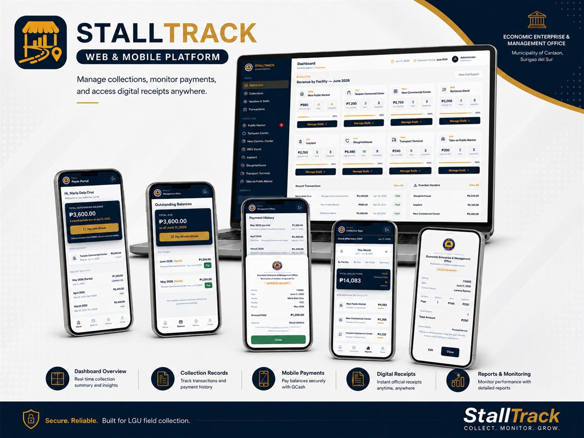 StallTrack web dashboard